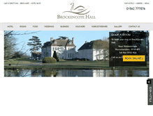 Tablet Screenshot of brockencotehall.com